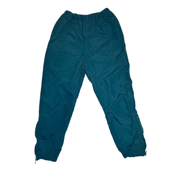 L.L. Bean Other - LL Bean‎ Kids Teal Green Fleece Lined Snow Pants Vintage Made in USA XS U317